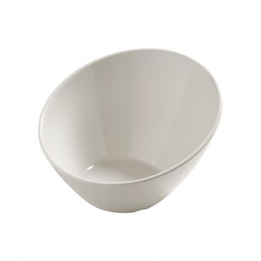 Carlisle 5554437 26 oz. Bavarian Cream Balsam Displayware Angled Bowl