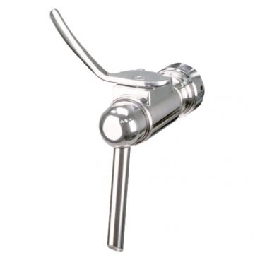 Micro Matic 5601-SP Polished 304 Stainless Steel Side-Pull Wine Faucet With Stainless Steel Lever