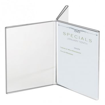 Cal-Mil 575 Classic 4" x 6" 3-Wing Acrylic Displayette