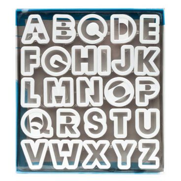 Ateco 5770 Plastic Alphabet Cutter Set (August Thomsen)