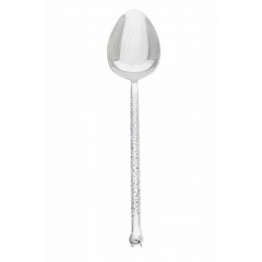 Walco 5803 10.5" Nouveaux Hammered 18/10 Stainless Serving Spoon
