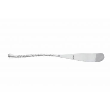 Walco 5811 8.5" Nouveaux Hammered 18/10 Stainless Butter Knife