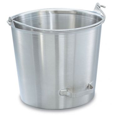 Vollrath 58161 Stainless Steel 14 3/4 Qt. Pail with Handle