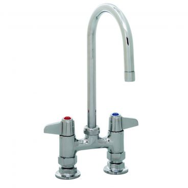 Equip by T&S Brass 5F-4DLS05 14" Deck Mounted Swivel Gooseneck Faucet
