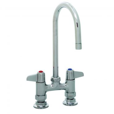 Equip by T&S Brass 5F-4DLX05 14" Deck Mounted Gooseneck Faucet
