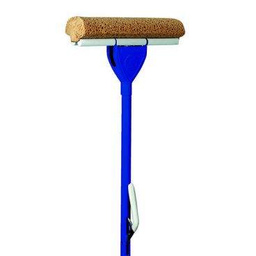 Continental 6012-F 12" Wide Combo Sponge Mop With Blue Steel Handle