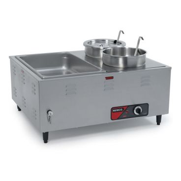 Nemco 6060A 28" Electric Stainless Steel Mini Steam Table - 120V, 1800W