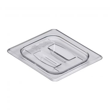 Cambro 60CWCH135 1/6 Size Clear Polycarbonate Camwear Food Pan lid w/ Handles