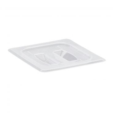 Cambro 60PPCH190 1/6 Size Translucent Polypropylene Food Pan Lid w/ Handles