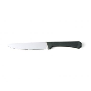 Walco 610527 5" Stainless Round-Tip Steak Knife with Polypropylene Handle