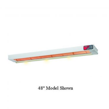 Nemco 6150-36-SL-240 36" Single Lighted Infrared Electric Strip Heater With Integrated Controls - 240V