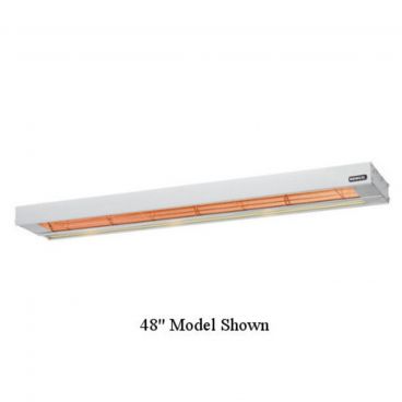 Nemco 6155-24-SL-240 24" Single Lighted Remote-Controlled Infrared Strip Heater - 240V