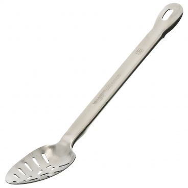 Vollrath 64408 15" Heavy-Duty Stainless Steel Slotted Basting Spoon