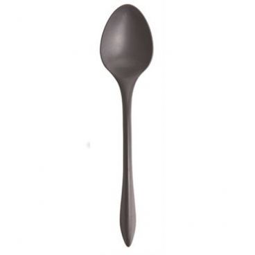 Matfer 650198 11 7/8" Gray Exoglass Solid Plain Serving Spoon