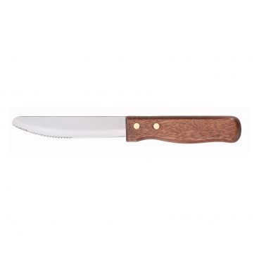 Walco 660537 UTICA II Jumbo Steak Knife with Lacquered Hardwood Handle