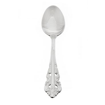 Walco 6807 6.94" Classic Baroque 18/10 Stainless Dessert Spoon