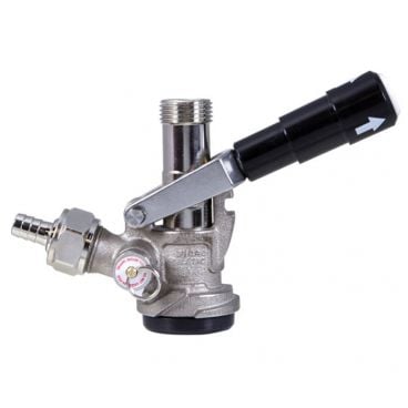 Micro Matic 7485BB 3 13/16" Brass D System American Sankey Keg Coupler With Black Lever Handle
