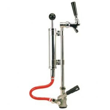 Micro Matic 7509J-9 8" Chrome Plated D System Ameriacn Sankey Solid Brass Supreme Picnic Pump With Pressure Relief Valve And High Gloss Plastic Knob