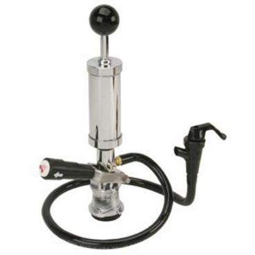 Micro Matic 751-036 4" Chrome Plated Base D System American Sankey Legend Party Pump Keg Tap With Pressure Relief Valve