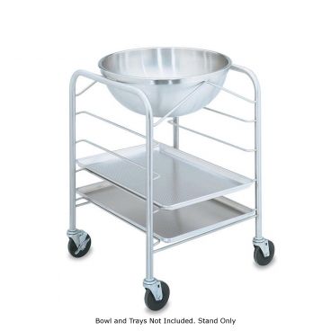 Vollrath 79002 - 30 Quart Mobile Mixing Bowl Stand with Tray Slides