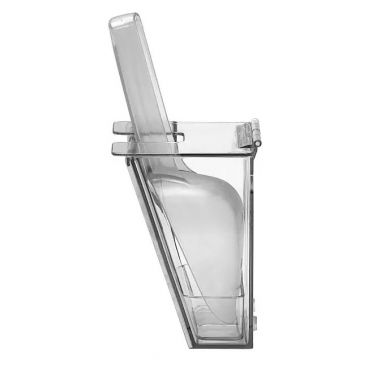 Cal-Mil 790 Wall Mount Scoop Holder with 6 oz. Scoop and Drip Tray