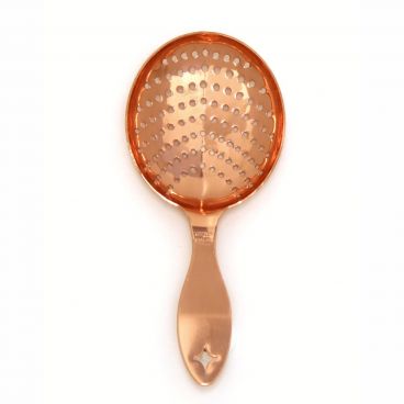 Spill-Stop 8018-3 Heavy-Duty Copper-Plated Bonzer Julep Cocktail Strainer