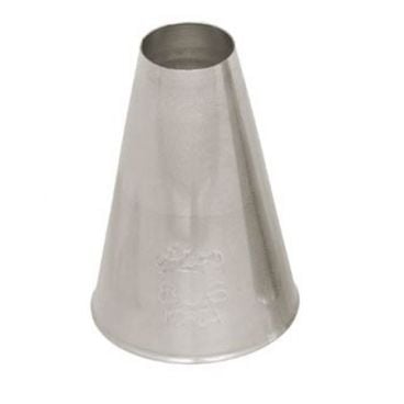 Ateco 806 Stainless Steel #806 Plain Standard Medium Base Decorating Tube Piping Tip For 1" Couplers (August Thomsen)