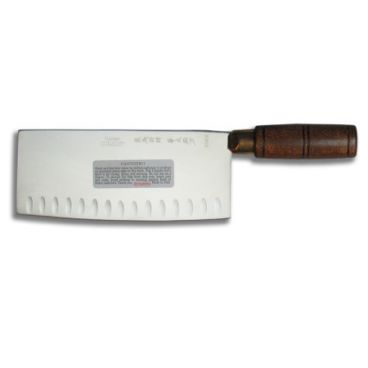 Dexter Russell 08210 8" Traditional Series Duo-Edge Chinese Chef's Knife with Duo Edge and Rosewood Handle