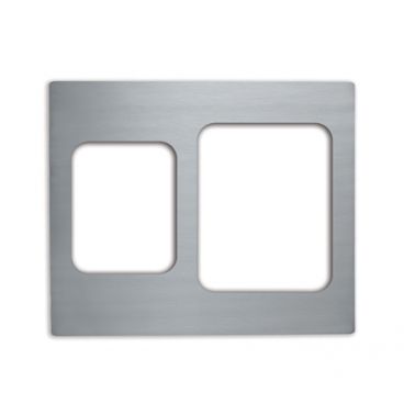 Vollrath 8250814 Stainless Steel Plain Edge Large & Small Double Size Templates