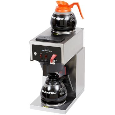 Bloomfield 8540D2F-120V Koffee King 2 Warmer In-Line Automatic Coffee Brewer - 1700W, 120V