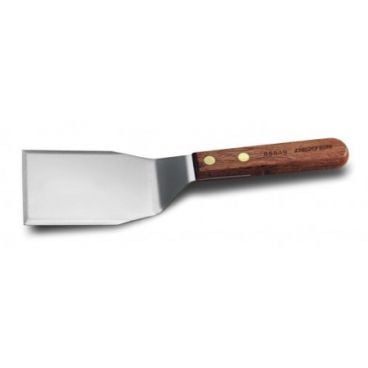 Dexter Russell 19770 Traditional Series 4" x 3" Hamburger Turner with Rosewood Handle