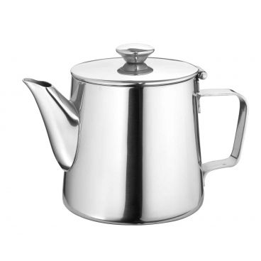 Walco 9-237AW 21 oz. Stainless Steel Saturn Tea Pot without Base