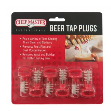 Chef Master 90216 Beer Tap Plugs (Pack of 6)