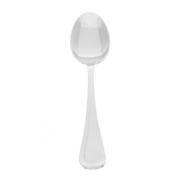 Walco 9203 8.38" Classic Bead 18/10 Stainless Serving Spoon