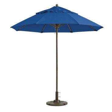 Grosfillex 98389731 Pacific Blue Windmaster 7 1/2 ft Round Canopy Umbrella