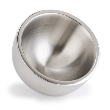 American Metalcraft AB13 Silver 216 oz 12 Inch Diameter Round Insulated Stainless Steel Angled Double-Wall Serving Bowl