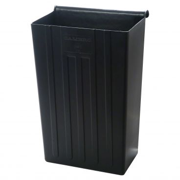 Cambro BC11TC110 Black 11 Gallon Trash Container for Service Cart