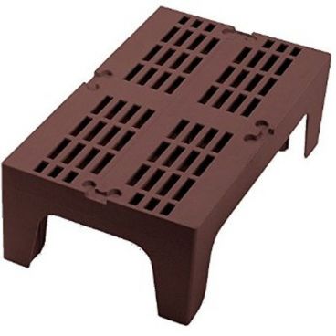 Cambro DRS300131 Dark Brown S Series Slotted 30" x 12" x 21" Dunnage Rack