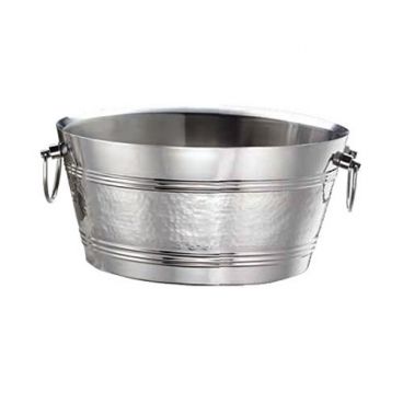 American Metalcraft DWBT185 18-1/2" x 9" Double Wall Stainless Steel Beverage Tub