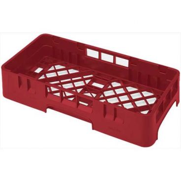 Cambro HBR258416 Cranberry Camrack Half Size Open Base Rack without Extender