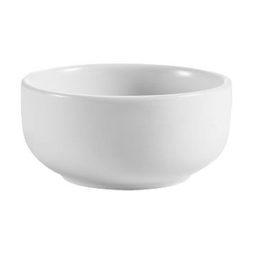CAC China KRW-4 7 oz. Accessories Round Porcelain Rice Bowl/White