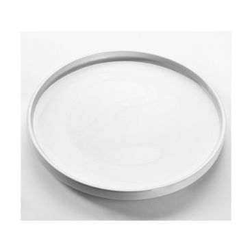 American Metalcraft PSPL12 White Ceramic 12" Round Prestige Serving Platter