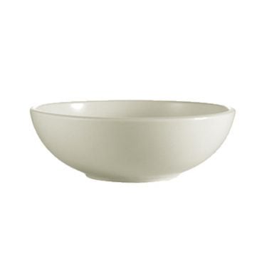 CAC REC-80 25 oz. Ceramic Rolled Edge Salad Bowl/American White