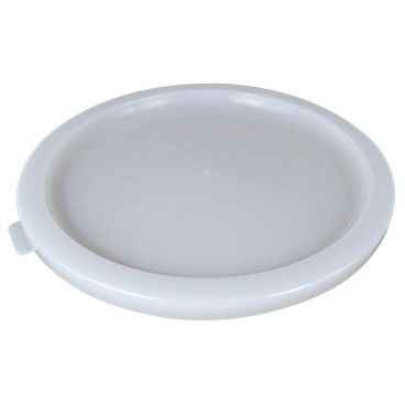 Cambro RFSC12148 White Polyethylene Round Lid for 12, 18 and 22 Qt Containers