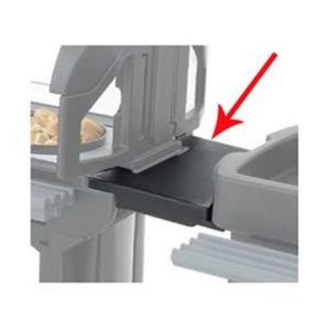 Cambro VCS32CNT110 Black Straight Connector for Versa Carts to Versa Food Bars / Work Tables