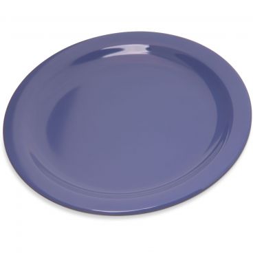 Carlisle 4350314 Ocean Blue Melamine Dallas Ware Plate - 7-1/4" Diameter