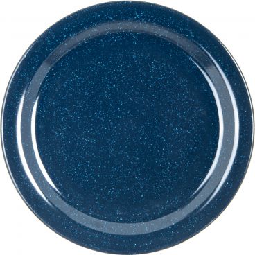 Carlisle 4350135 Cafe Blue Melamine Dallas Ware Plate - 9" Diameter