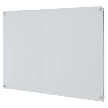 Aarco WGB3648NT 36" x 48" White Pure Glass Markerboard