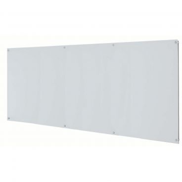 Aarco 6WGBM48120 120" x 48" High Gloss Tempered Glass Markerboard
