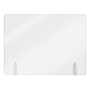 Aarco FPT1824PC-3 Clear Polycarbonate 18" High x 24" Wide Freestanding Protection Shield